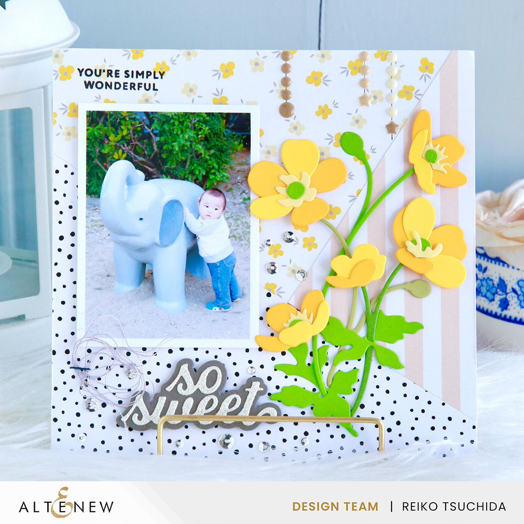 Dies Craft-A-Flower: Buttercup Bunch Layering Die Set