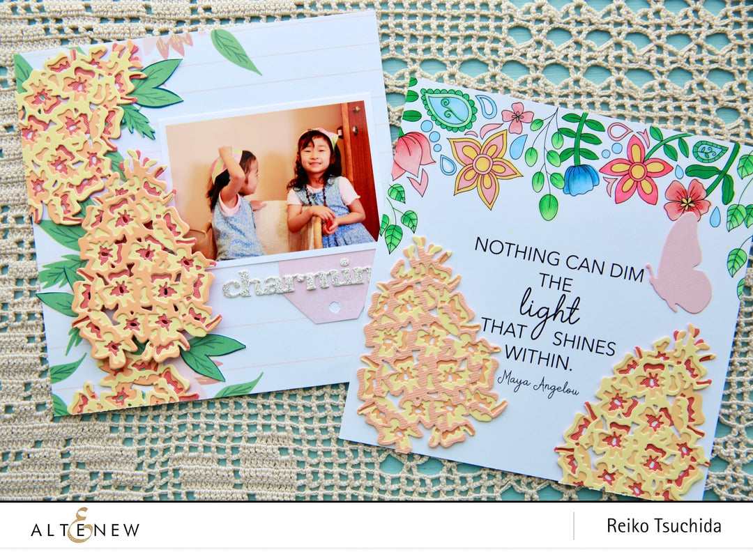 Dies Craft-A-Flower: Butterfly Bush Layering Die Set