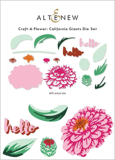 Dies Craft-A-Flower: California Giants Layering Die Set