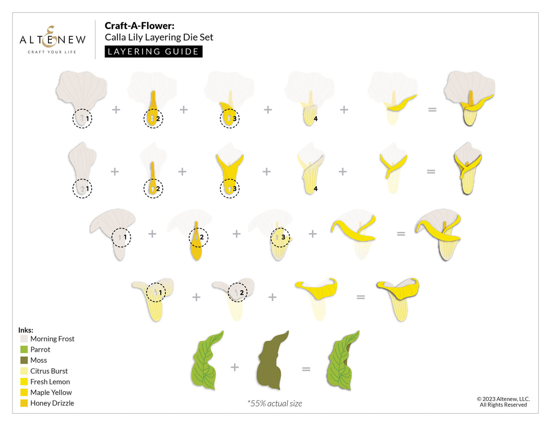 Dies Craft-A-Flower: Calla Lily Layering Die Set