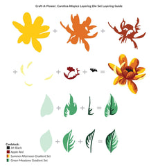 Dies Craft-A-Flower: Carolina Allspice Layering Die Set