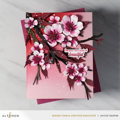 Dies Craft-A-Flower: Cherry Blossom Branch Layering Die Set