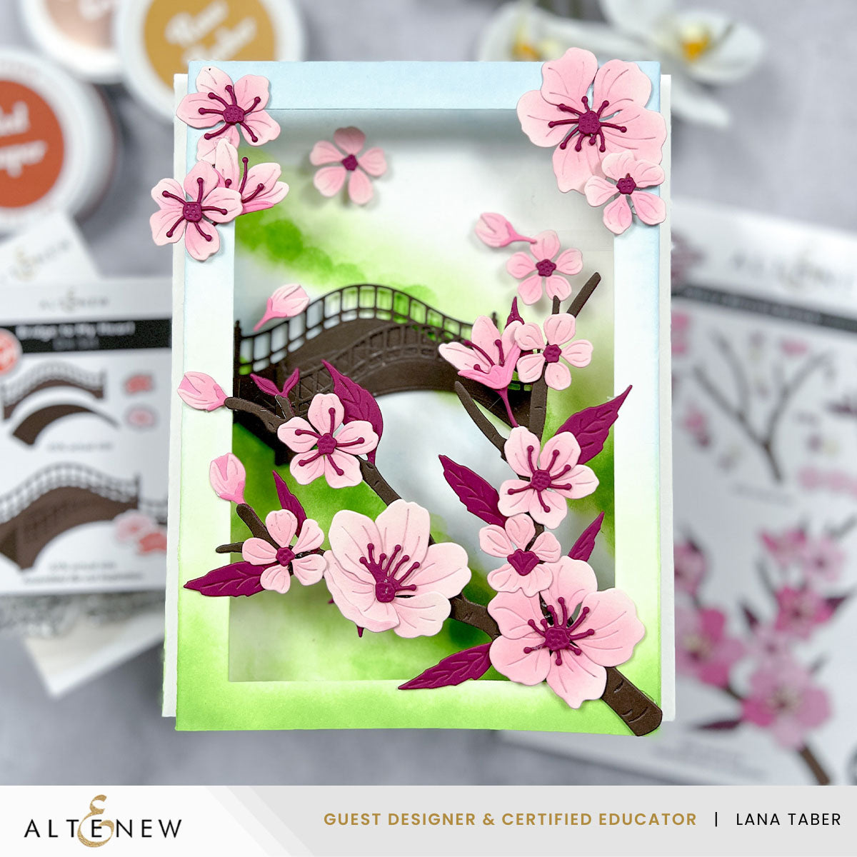 Dies Craft-A-Flower: Cherry Blossom Branch Layering Die Set