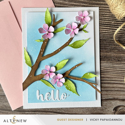 Dies Craft-A-Flower: Cherry Blossom Branch Layering Die Set