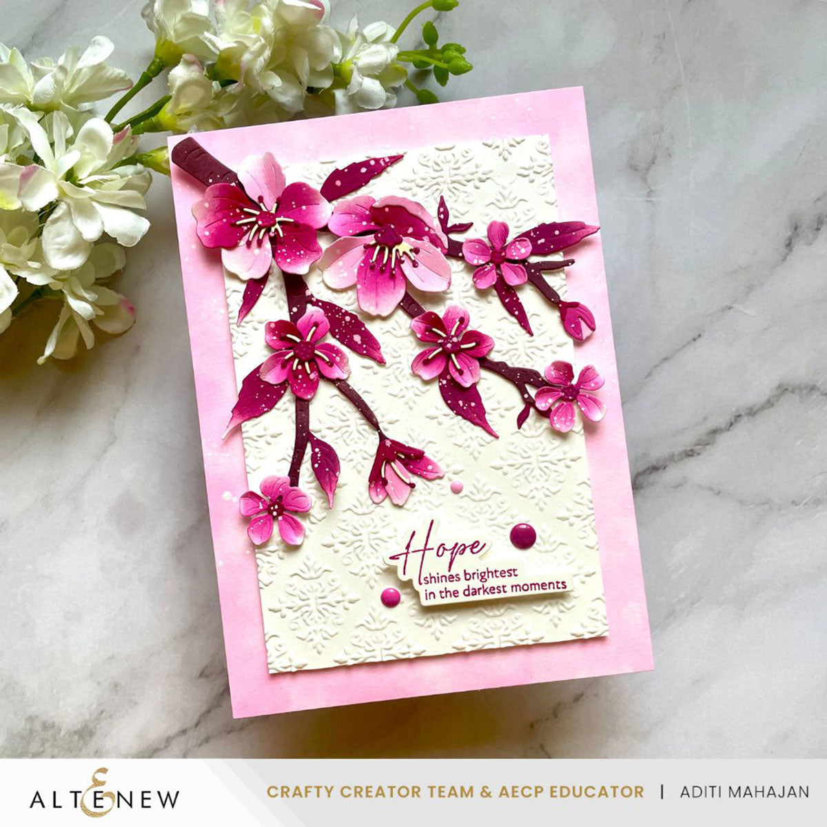 Dies Craft-A-Flower: Cherry Blossom Branch Layering Die Set