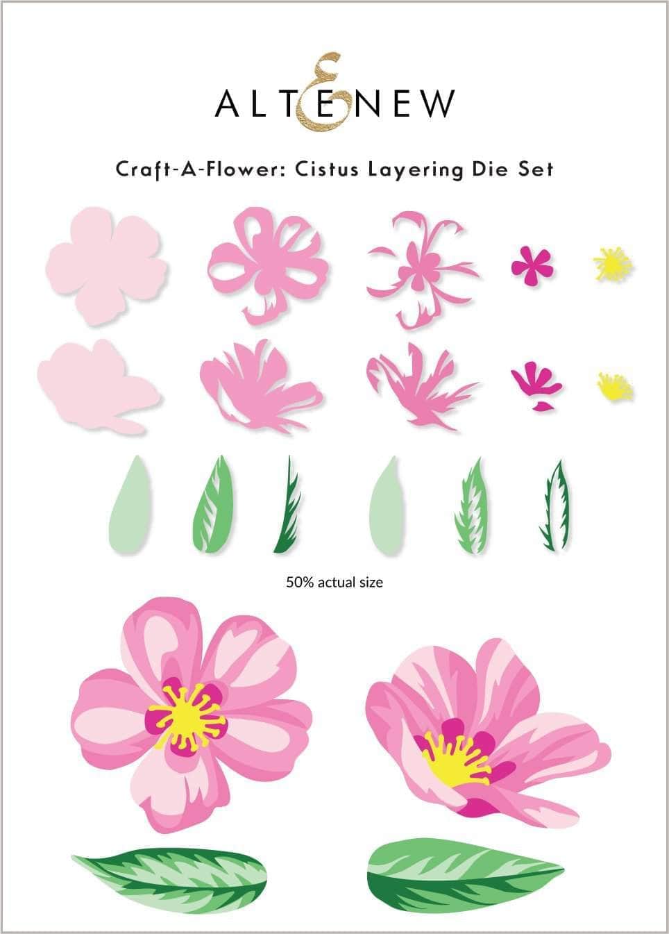 Dies Craft-A-Flower: Cistus Layering Die Set