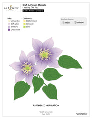 Dies Craft-A-Flower: Clematis Layering Die Set
