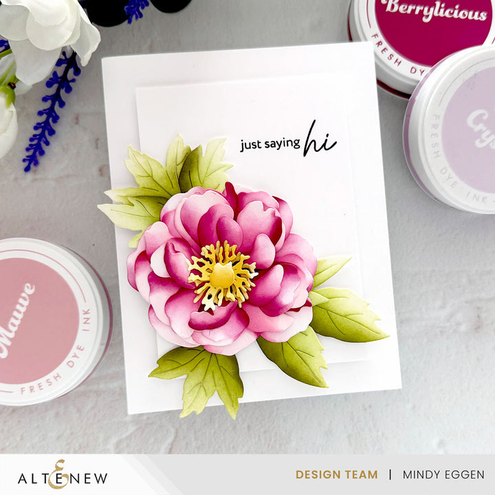Dies Craft-A-Flower: Coral Charm Peony Layering Die Set
