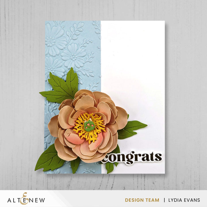 Dies Craft-A-Flower: Coral Charm Peony Layering Die Set