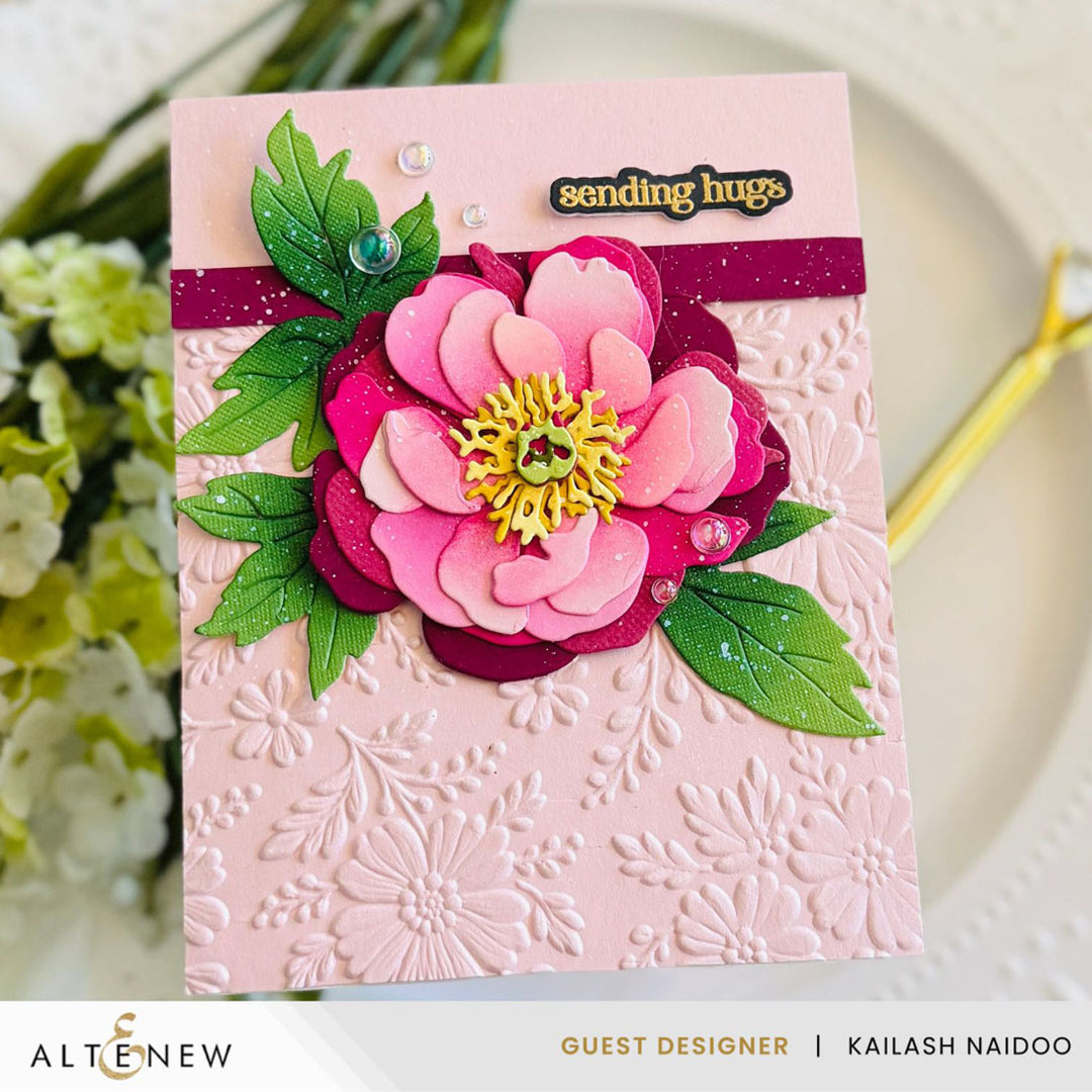 Dies Craft-A-Flower: Coral Charm Peony Layering Die Set