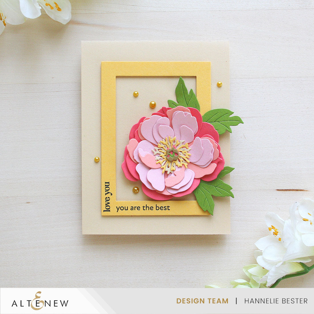 Dies Craft-A-Flower: Coral Charm Peony Layering Die Set
