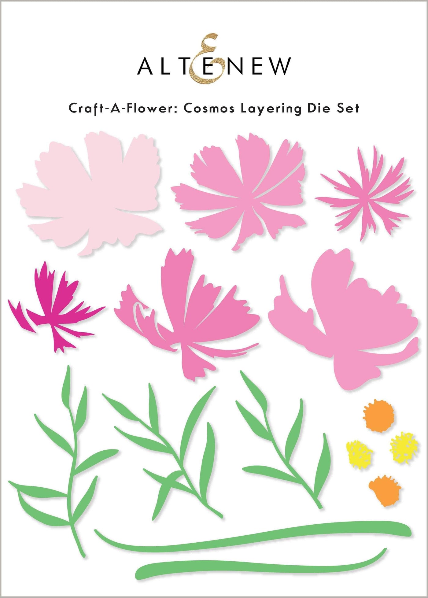 Dies Craft-A-Flower: Cosmos Layering Die Set