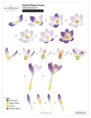 Dies Craft-A-Flower: Crocus Layering Die Set