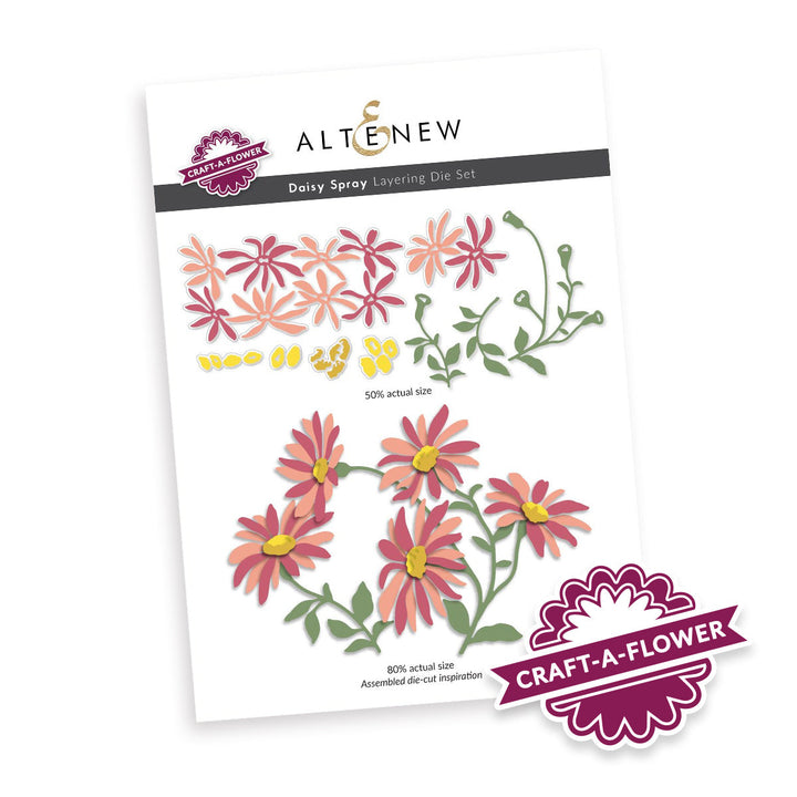 Dies Craft-A-Flower: Daisy Spray Layering Die Set