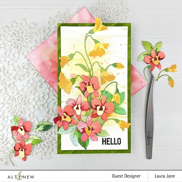Dies Craft-A-Flower: Dendrobium Orchid Layering Die Set