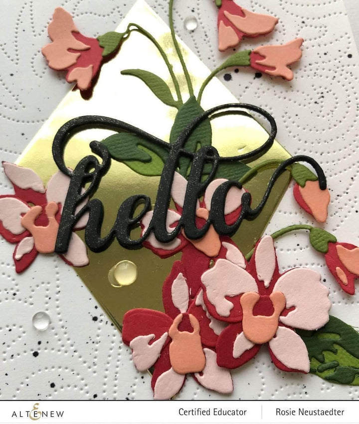 Dies Craft-A-Flower: Dendrobium Orchid Layering Die Set