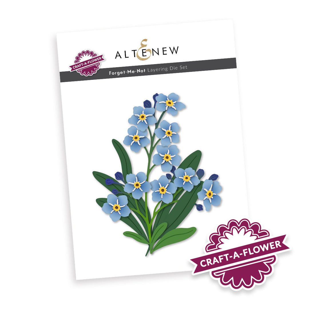 Dies Craft-A-Flower: Forget-Me-Not Layering Die Set