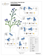 Dies Craft-A-Flower: Forget-Me-Not Layering Die Set