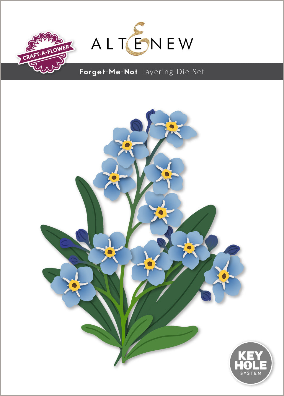 Dies Craft-A-Flower: Forget-Me-Not Layering Die Set