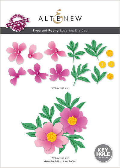 Dies Craft-A-Flower: Fragrant Peony Layering Die Set