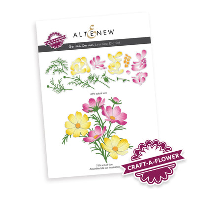 Dies Craft-A-Flower: Garden Cosmos Layering Die Set