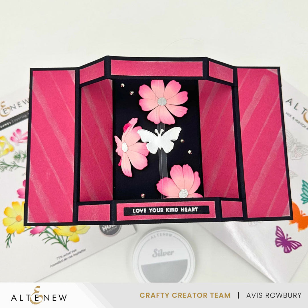 Dies Craft-A-Flower: Garden Cosmos Layering Die Set