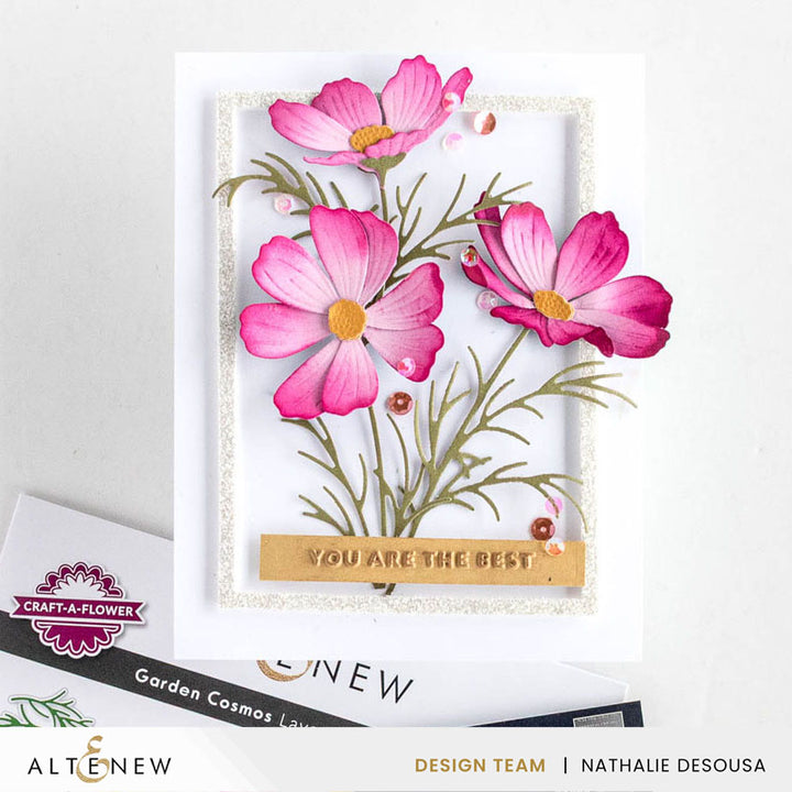 Dies Craft-A-Flower: Garden Cosmos Layering Die Set