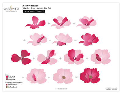 Dies Craft-A-Flower: Garden Rose Layering Die Set