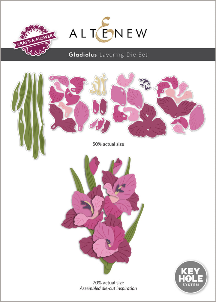Dies Craft-A-Flower: Gladiolus Layering Die Set