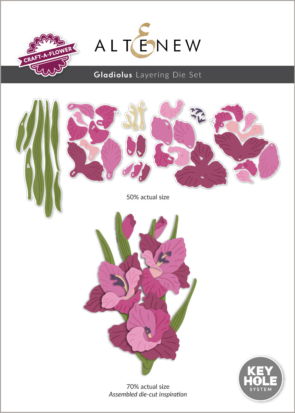 Dies Craft-A-Flower: Gladiolus Layering Die Set