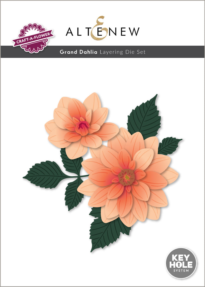 Dies Craft-A-Flower: Grand Dahlia Layering Die Set