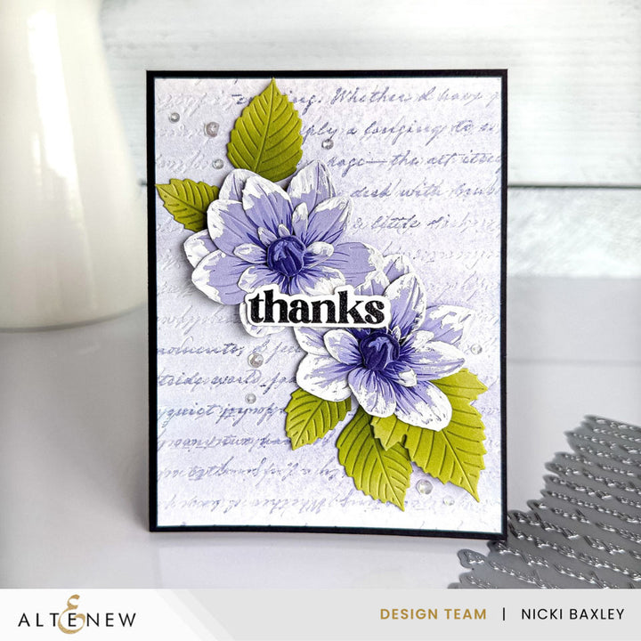 Dies Craft-A-Flower: Grand Dahlia Layering Die Set