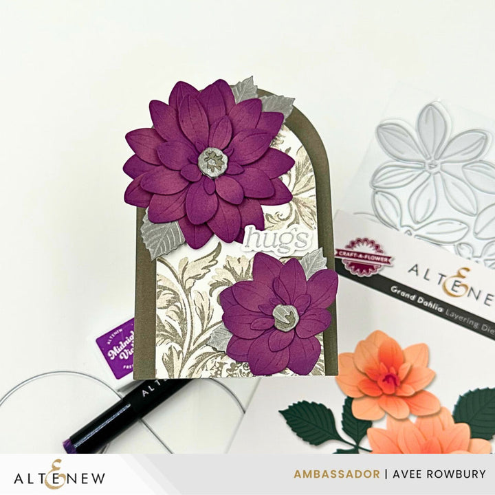 Dies Craft-A-Flower: Grand Dahlia Layering Die Set