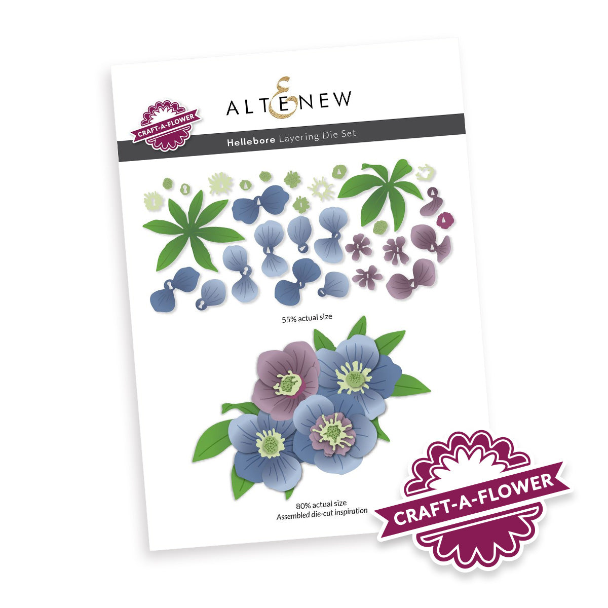 Dies Craft-A-Flower: Hellebore Layering Die Set