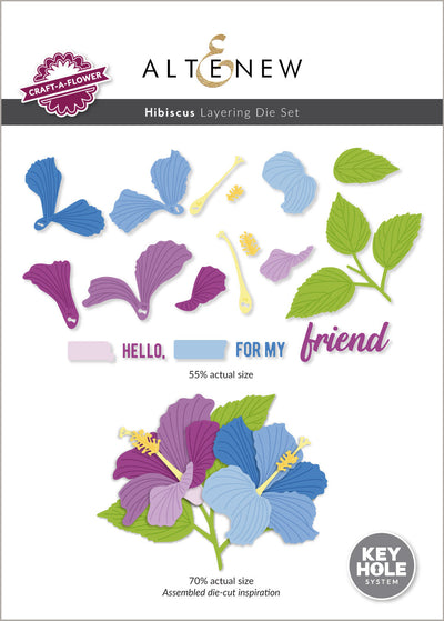 Dies Craft-A-Flower: Hibiscus Layering Die Set