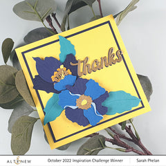 Dies Craft-A-Flower: Himalayan Blue Poppy Layering Die Set