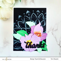 Dies Craft-A-Flower: Himalayan Blue Poppy Layering Die Set
