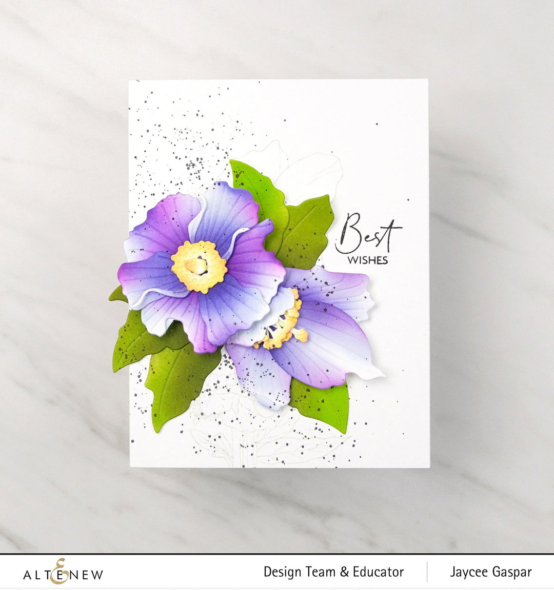 Dies Craft-A-Flower: Himalayan Blue Poppy Layering Die Set