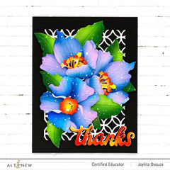 Dies Craft-A-Flower: Himalayan Blue Poppy Layering Die Set