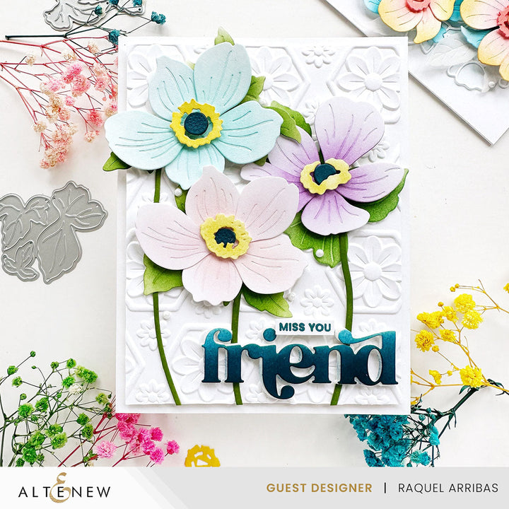 Dies Craft-A-Flower: Japanese Anemone Layering Die Set