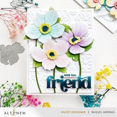 Dies Craft-A-Flower: Japanese Anemone Layering Die Set