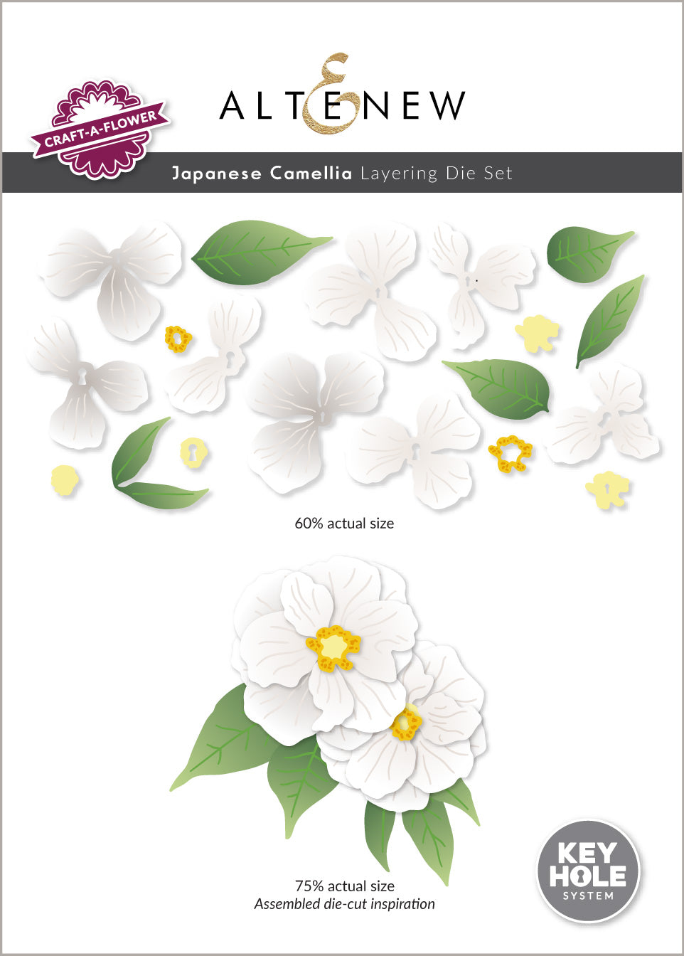 Dies Craft-A-Flower: Japanese Camellia Layering Die Set