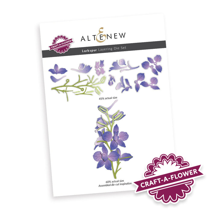 Dies Craft-A-Flower: Larkspur Layering Die Set