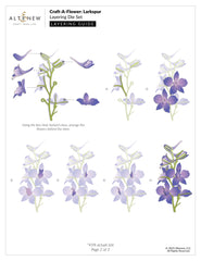 Dies Craft-A-Flower: Larkspur Layering Die Set