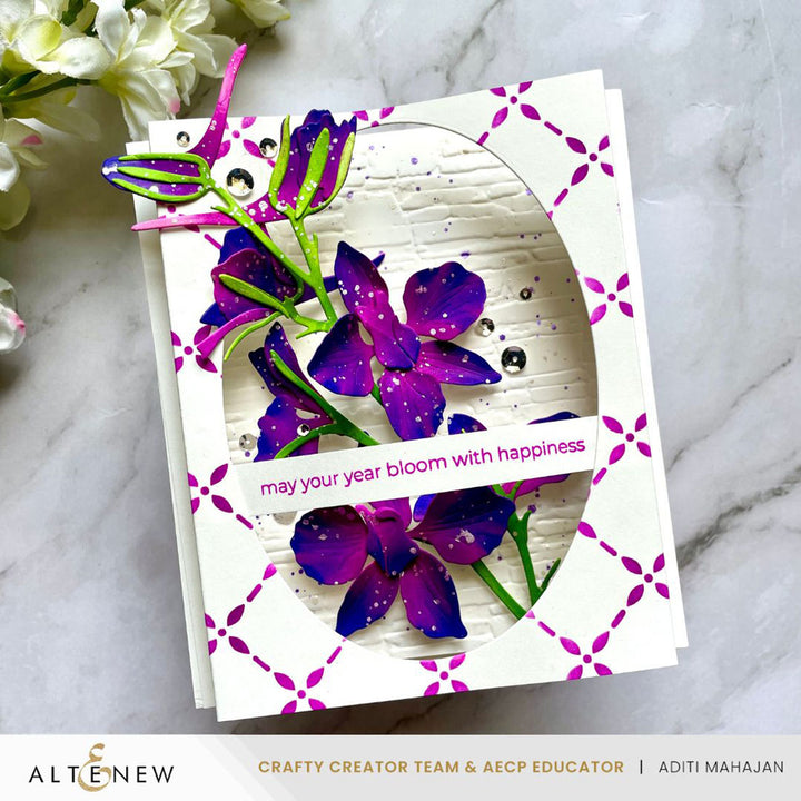 Dies Craft-A-Flower: Larkspur Layering Die Set