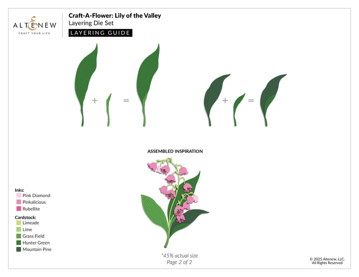 Dies Craft-A-Flower: Lily of the Valley Layering Die Set