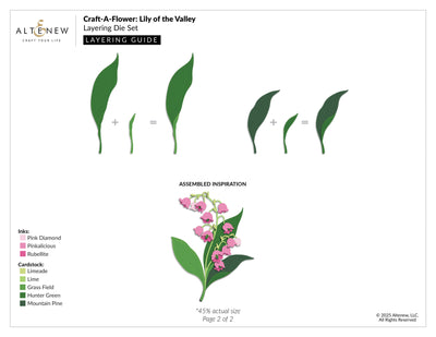 Dies Craft-A-Flower: Lily of the Valley Layering Die Set