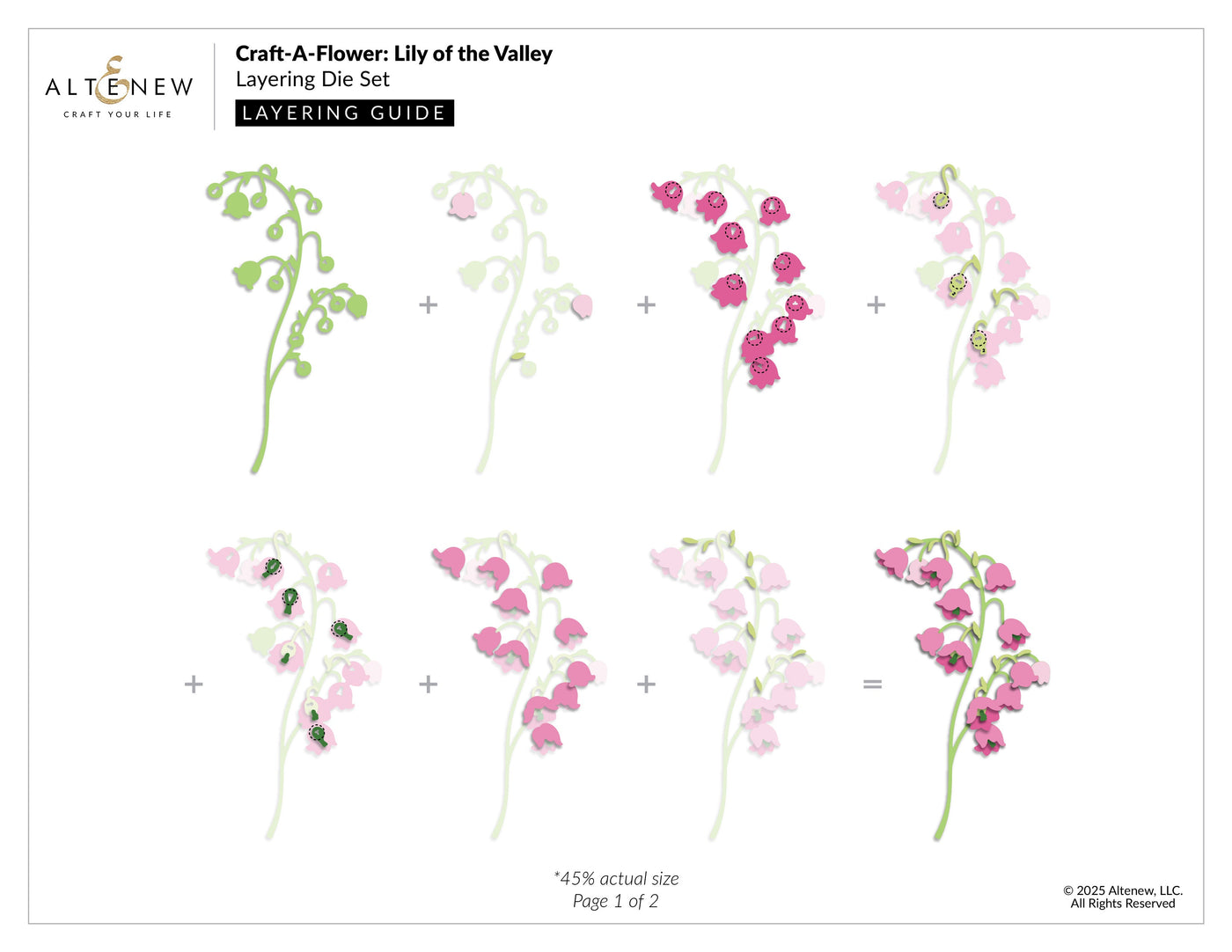 Dies Craft-A-Flower: Lily of the Valley Layering Die Set