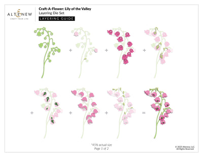 Dies Craft-A-Flower: Lily of the Valley Layering Die Set