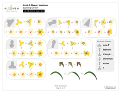 Dies Craft-A-Flower: Narcissus Layering Die Set